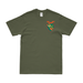 4th Tank Battalion USMC Left Chest Emblem T-Shirt Tactically Acquired Military Green Small 