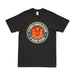 4th Combat Engineer Battalion (4th CEB) Logo T-Shirt Tactically Acquired Small Black 