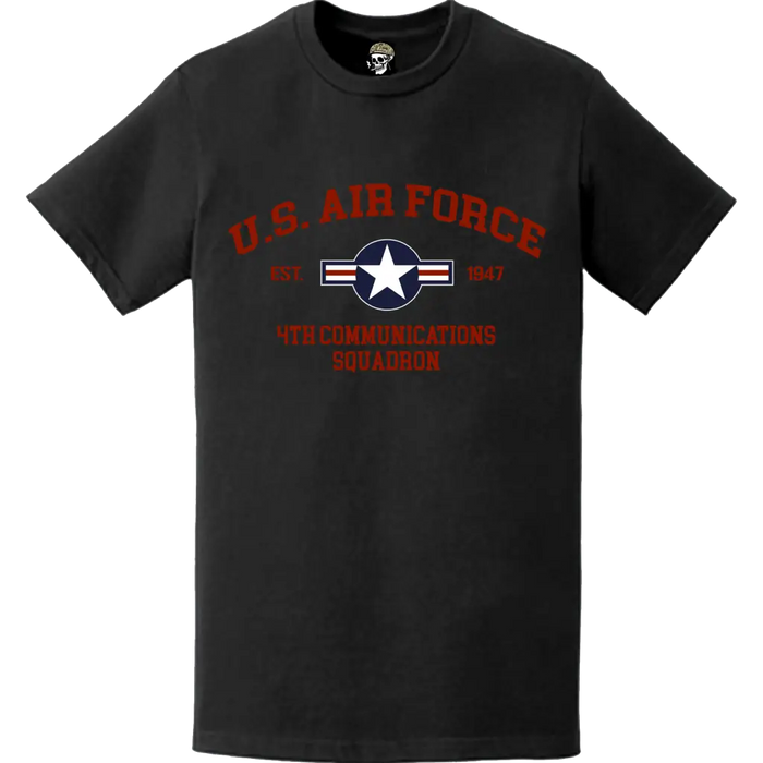 4th Communications Squadron T-Shirt Tactically Acquired   