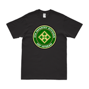 4th Infantry Division OEF Veteran T-Shirt Tactically Acquired Black Small 
