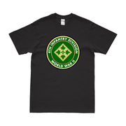 4th Infantry Division WW2 Legacy T-Shirt Tactically Acquired Black Small 