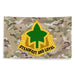 4th Infantry Division (4th ID) OCP Camo DUI Indoor Wall Flag Tactically Acquired   