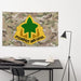4th Infantry Division (4th ID) OCP Camo DUI Indoor Wall Flag Tactically Acquired   