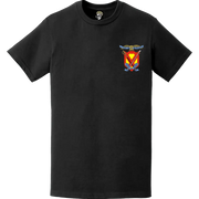 4th Marine Regiment Left Chest Logo Emblem T-Shirt Tactically Acquired   