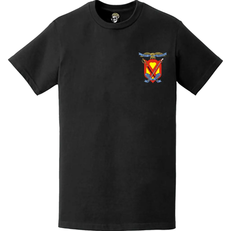 4th Marine Regiment Left Chest Logo Emblem T-Shirt