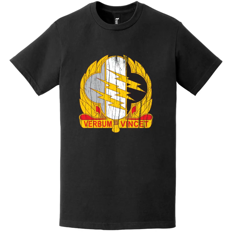 4th PSYOP Group (A) Distressed Logo Emblem Insignia T-Shirt