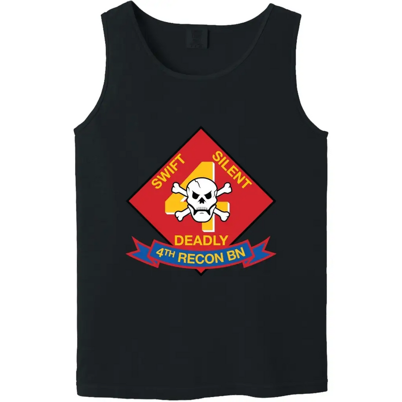 4th Recon Battalion Unit Logo Emblem Tank Top