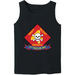 4th Recon Battalion Unit Logo Emblem Tank Top Tactically Acquired   