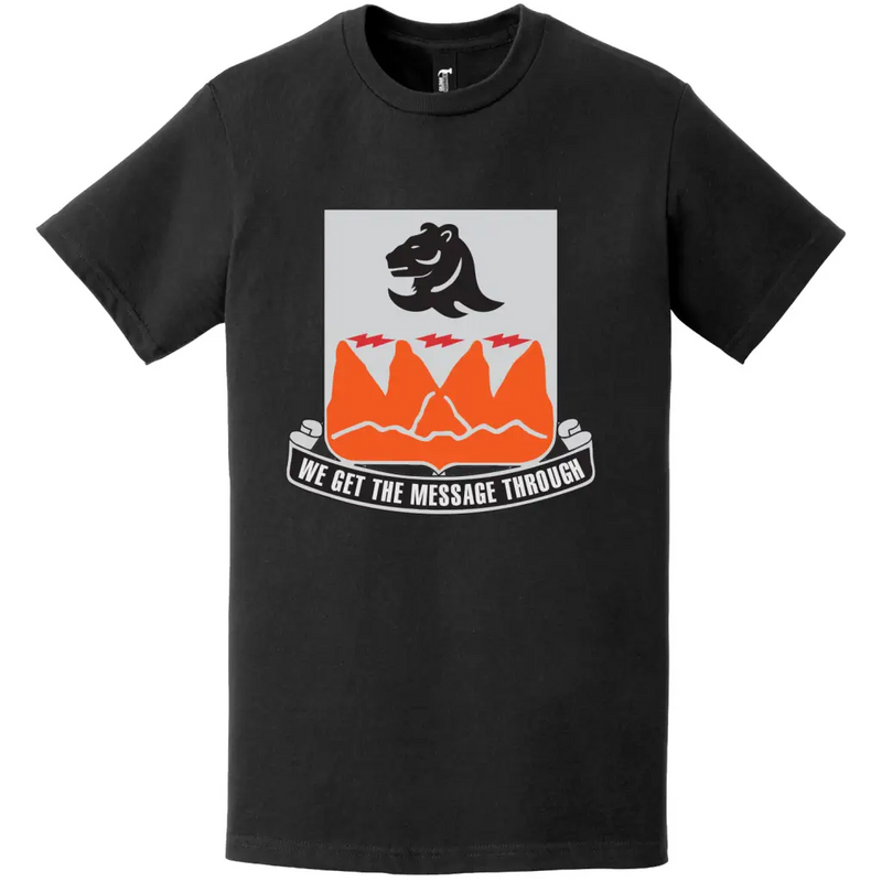 4th Signal Battalion DUI Logo Emblem Insignia T-Shirt