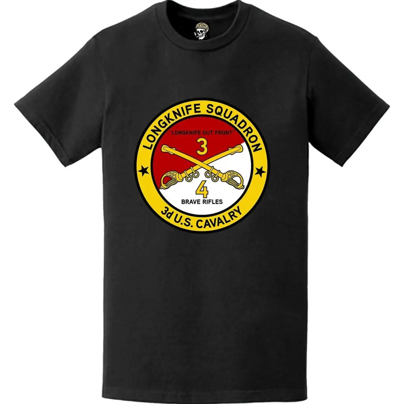 4th Squadron 3rd Cavalry Regiment (4-3 CAV) "Longknife" T-Shirt