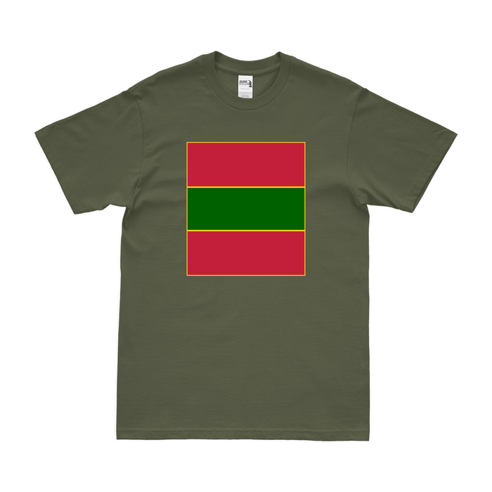 U.S. Army 4th Infantry Regiment Unit Logo Emblem T-Shirt Tactically Acquired Military Green Clean Small