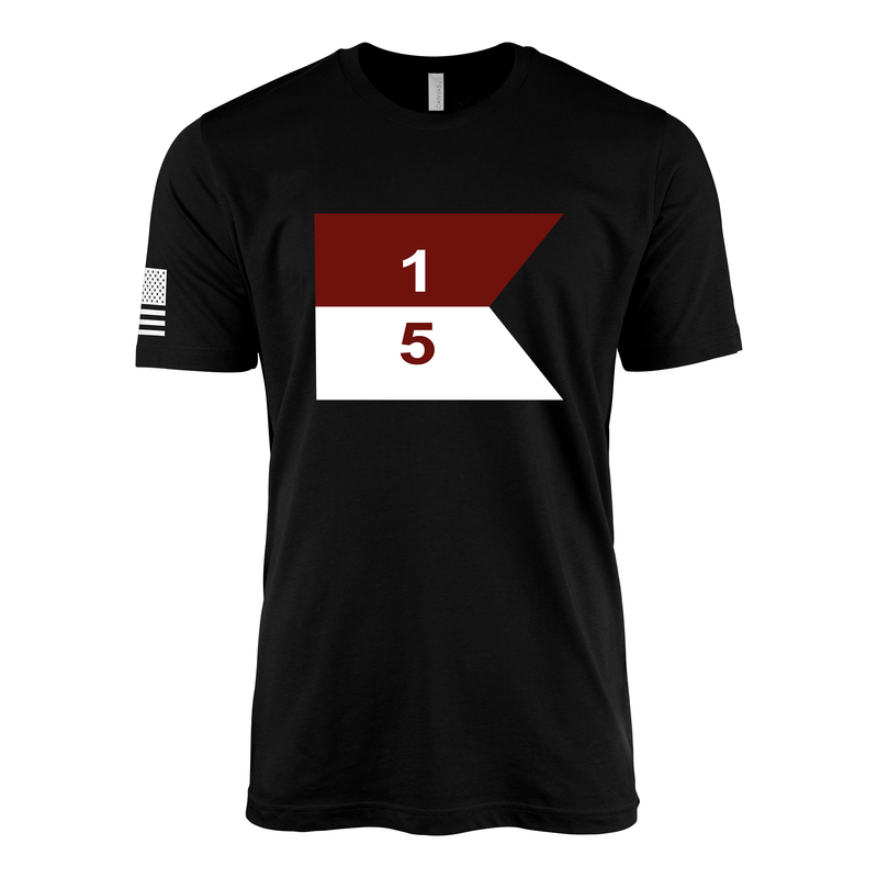 5-1 CAV "Blackhawks" Cavalry Guidon T-Shirt