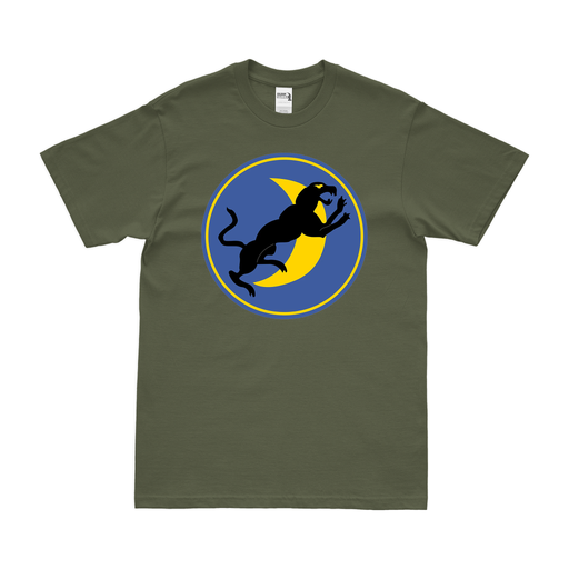 501st Bombardment Squadron WW2 T-Shirt Tactically Acquired Military Green Clean Small