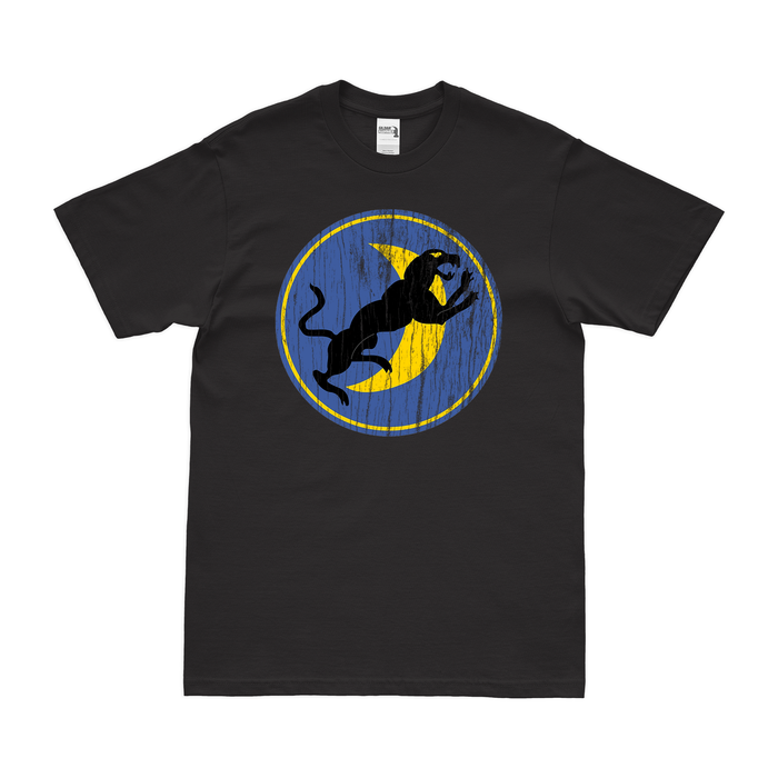 501st Bombardment Squadron WW2 T-Shirt Tactically Acquired Black Distressed Small