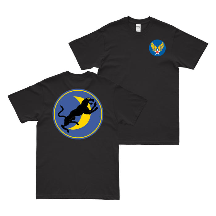 Double-Sided 501st Bombardment Squadron WW2 T-Shirt Tactically Acquired Black Small 