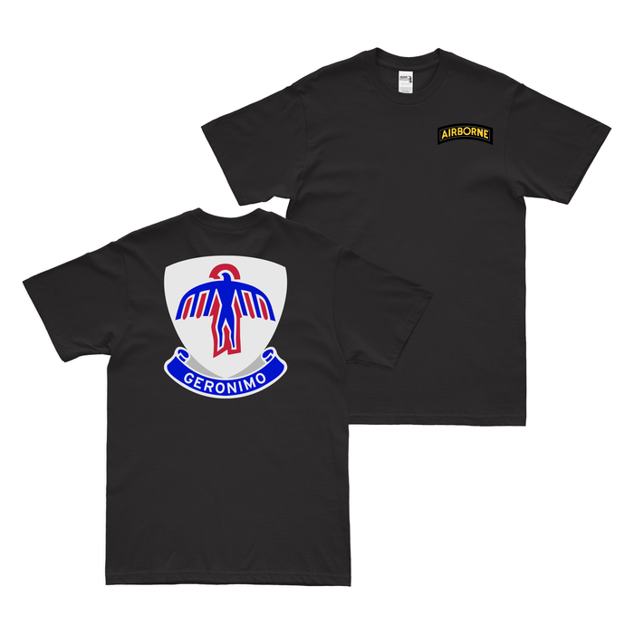 Double-Sided 501st Airborne Infantry T-Shirt Tactically Acquired Black Small 