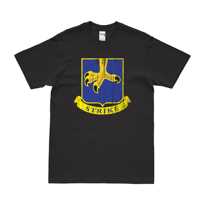 502nd Airborne Infantry Regiment 'Strike' T-Shirt Tactically Acquired Black Distressed Small