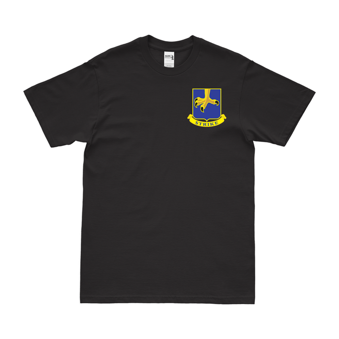 502nd Airborne Infantry Regiment 'Strike' Left Chest T-Shirt Tactically Acquired Black Medium 