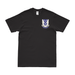 503rd Airborne Infantry 'The Rock' Left Chest T-Shirt Tactically Acquired Black Small 