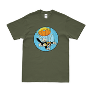 Vintage 503rd Parachute Infantry Regiment (503rd PIR) T-Shirt Tactically Acquired Military Green Distressed Small