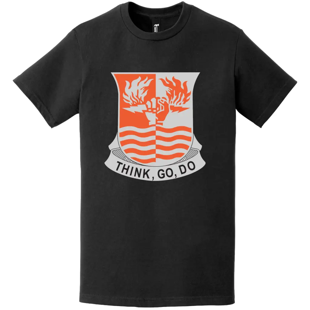 504th Signal Battalion DUI Logo Emblem Insignia T-Shirt Tactically Acquired   