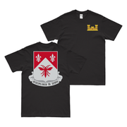 Double-Sided U.S. Army 505th Engineer Battalion T-Shirt Tactically Acquired Black Small 