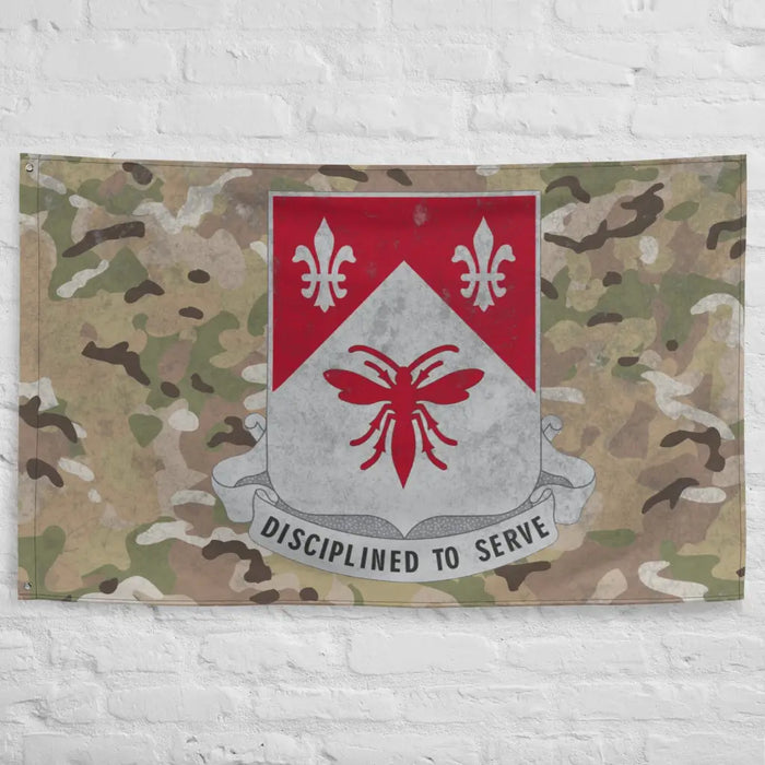 505th Engineer Battalion Indoor Wall Flag Tactically Acquired   