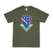 506th Airborne Infantry Regiment Emblem T-Shirt Tactically Acquired Military Green Distressed Small