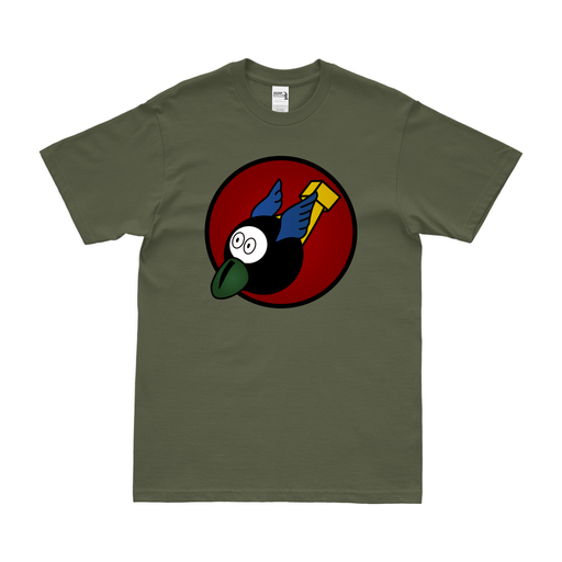 506th Bombardment Squadron WW2 USAAF T-Shirt Tactically Acquired Military Green Clean Small