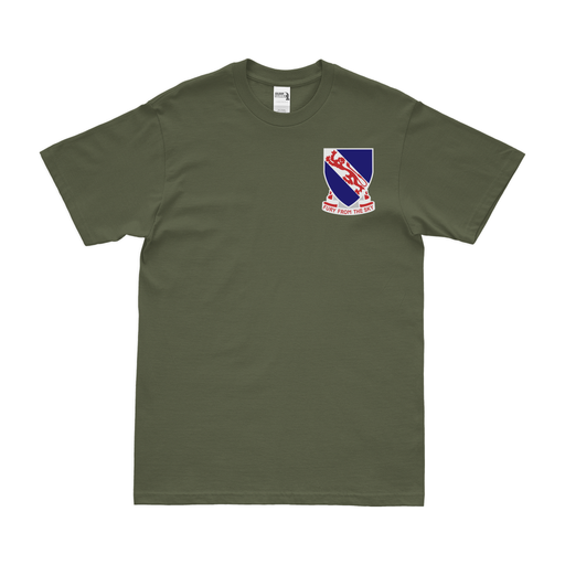 508th Parachute Infantry (508th PIR) Left Chest T-Shirt Tactically Acquired Military Green Small 