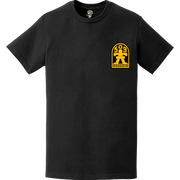 509th Infantry Regiment Left Chest Logo T-Shirt Tactically Acquired   