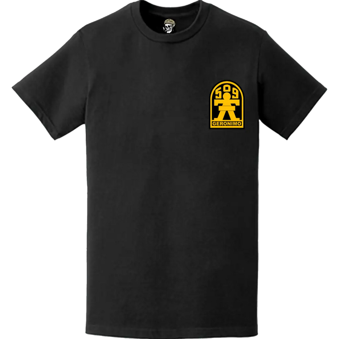 509th Infantry Regiment Left Chest Logo T-Shirt Tactically Acquired   