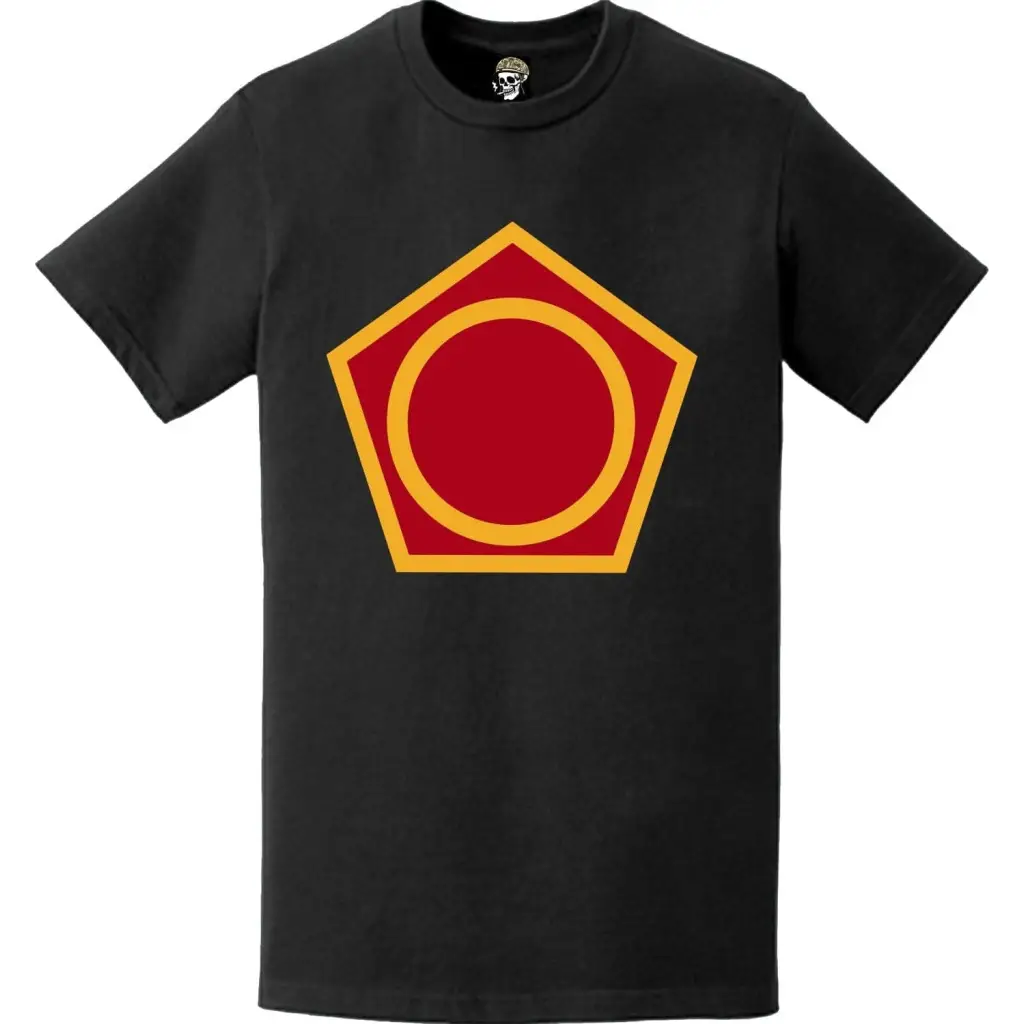 50th Infantry Division (50th ID) SSI Logo Crest T-Shirt Tactically Acquired   