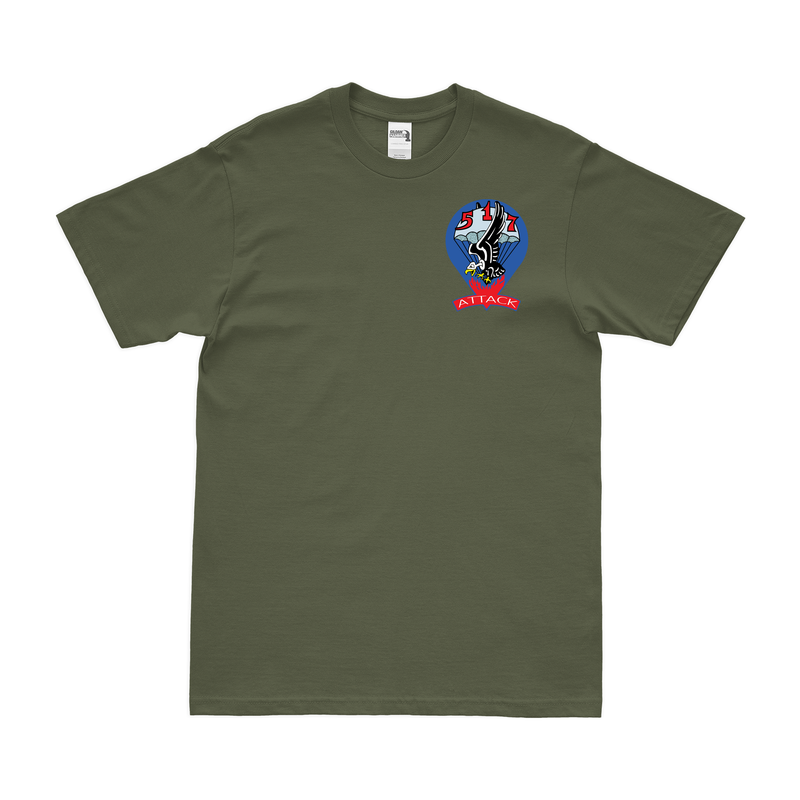 517th PIR Logo Left Chest Emblem T-Shirt