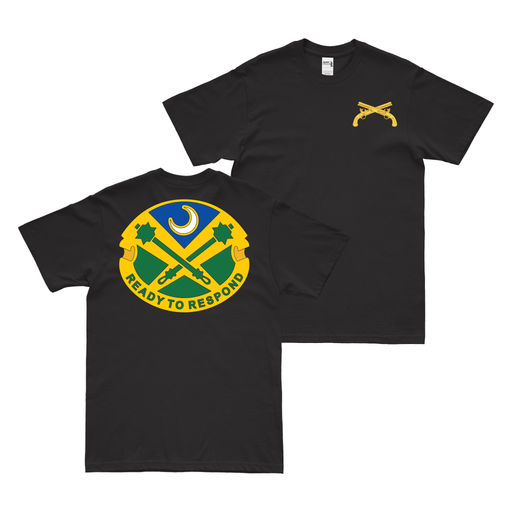 Double-Sided 51st Military Police Battalion T-Shirt Tactically Acquired Black Small 