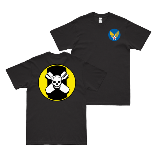 Double-Sided 527th Bombardment Squadron WW2 T-Shirt Tactically Acquired Black Small 