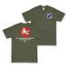 Double-Sided 532nd Bomb Squadron w/ Text T-Shirt Tactically Acquired Military Green Small 
