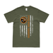 533rd Bombardment Squadron American Flag T-Shirt Tactically Acquired Military Green Small 