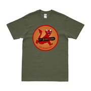 535th Bombardment Squadron WW2 T-Shirt Tactically Acquired Military Green Clean Small