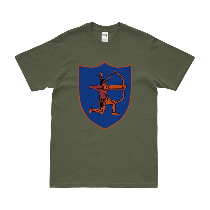 545th Bombardment Squadron WW2 Emblem T-Shirt Tactically Acquired Military Green Clean Small