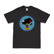 547th Bombardment Squadron WW2 Emblem T-Shirt - 384th Bomb Group, Eighth Air Force Tactically Acquired Black Clean Small