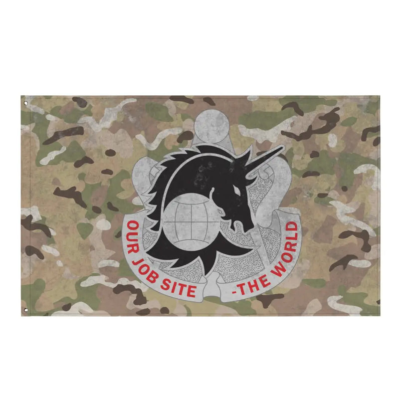 548th Engineer Battalion Indoor Wall Flag