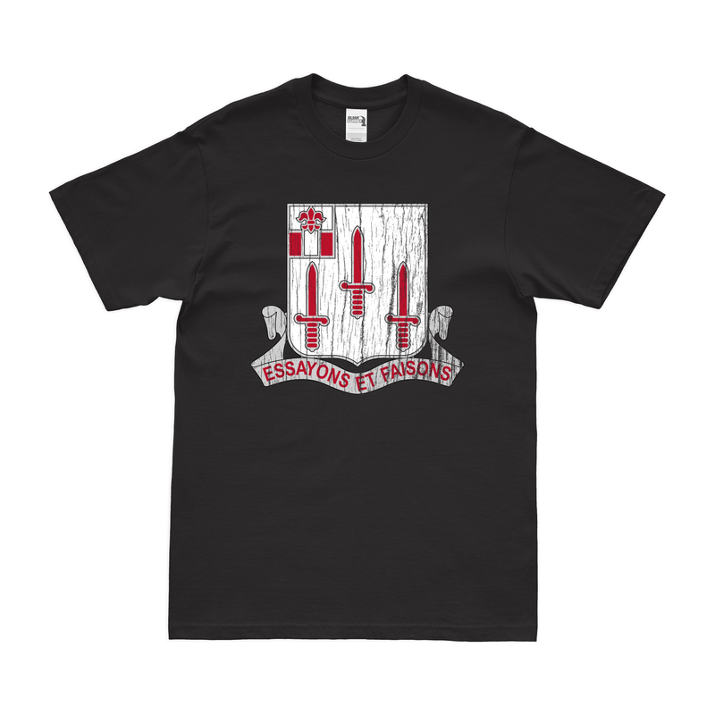 Distressed 54th Engineer Battalion Logo Emblem T-Shirt