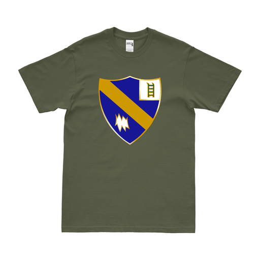 U.S. Army 54th Infantry Regiment Unit Logo Emblem T-Shirt Tactically Acquired Military Green Clean Small