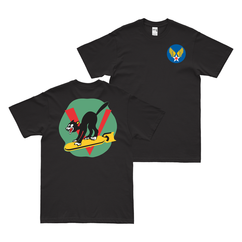 Double-Sided 553rd Bombardment Squadron WW2 T-Shirt