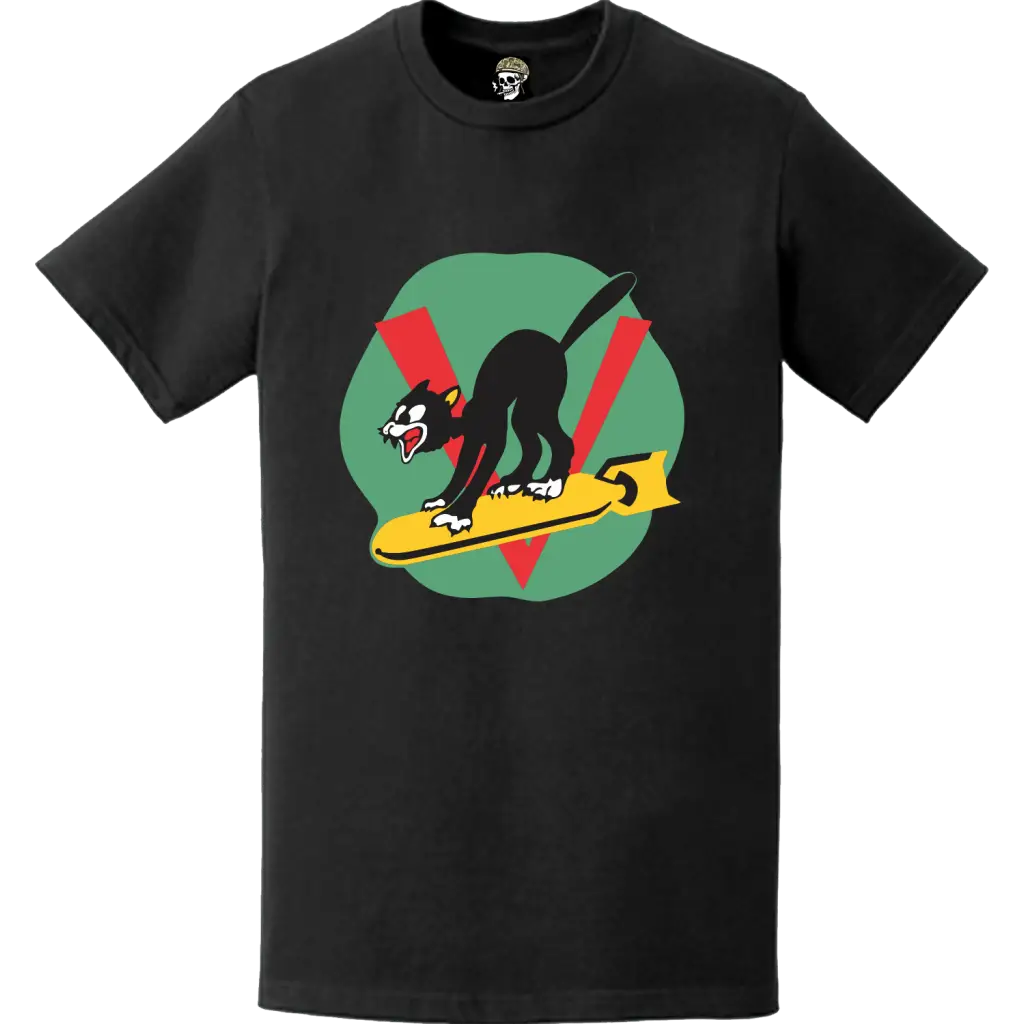 553rd Bombardment Squadron USAAF World War II Logo Emblem T-Shirt Tactically Acquired   