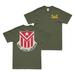 Double-Sided U.S. Army 554th Engineer Battalion T-Shirt Tactically Acquired Military Green Small 