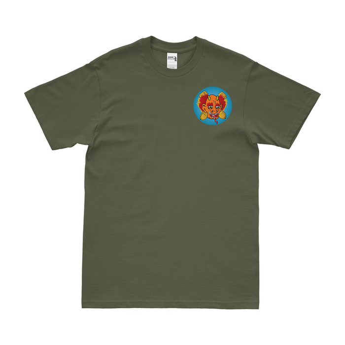 557th Bomb Squadron Left Chest Emblem T-Shirt Tactically Acquired Military Green Small 