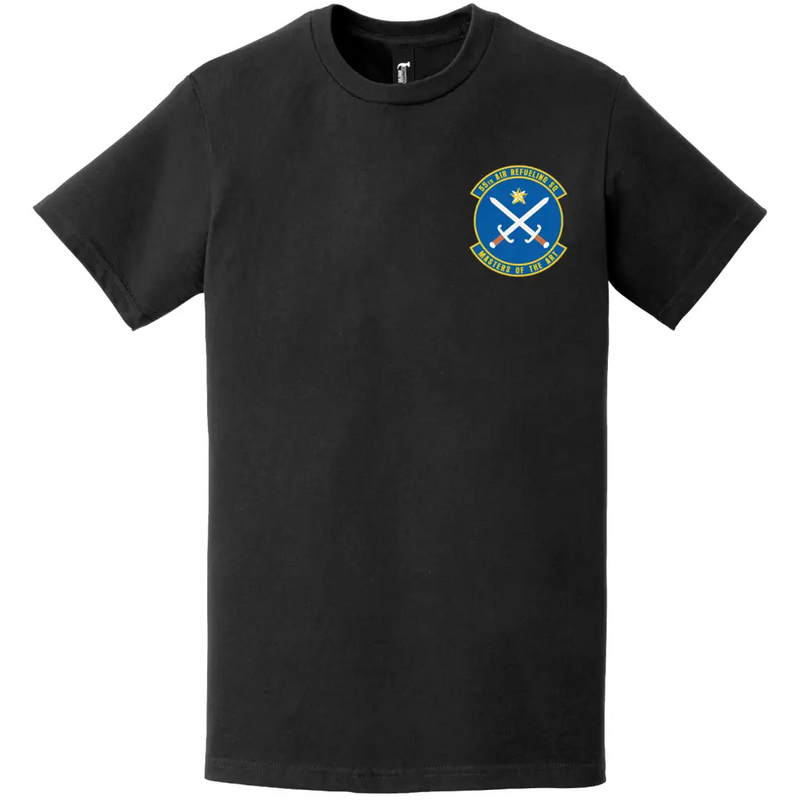 55th Air Refueling Squadron (55th ARS) Logo Left Chest T-Shirt