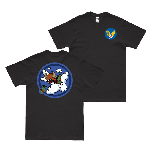 Double-Sided 560th Bombardment Squadron WW2 T-Shirt Tactically Acquired Black Small 